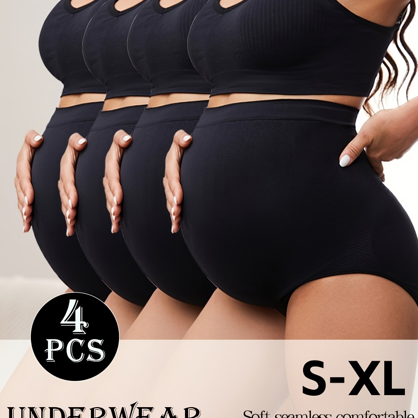 MATERNITY HIGH-WAISTED BRIEF 4-PACK