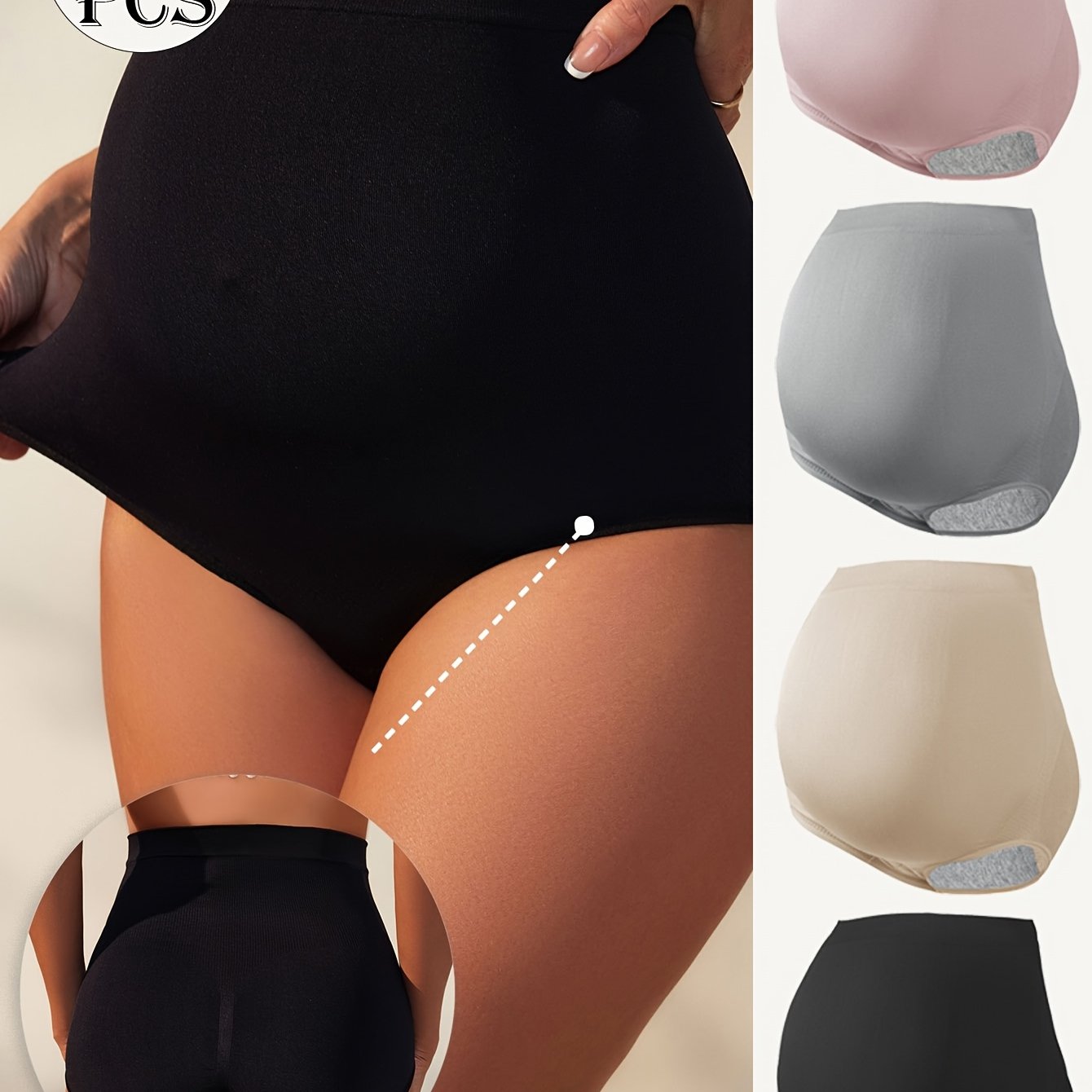 MATERNITY HIGH-WAISTED BRIEF 4-PACK