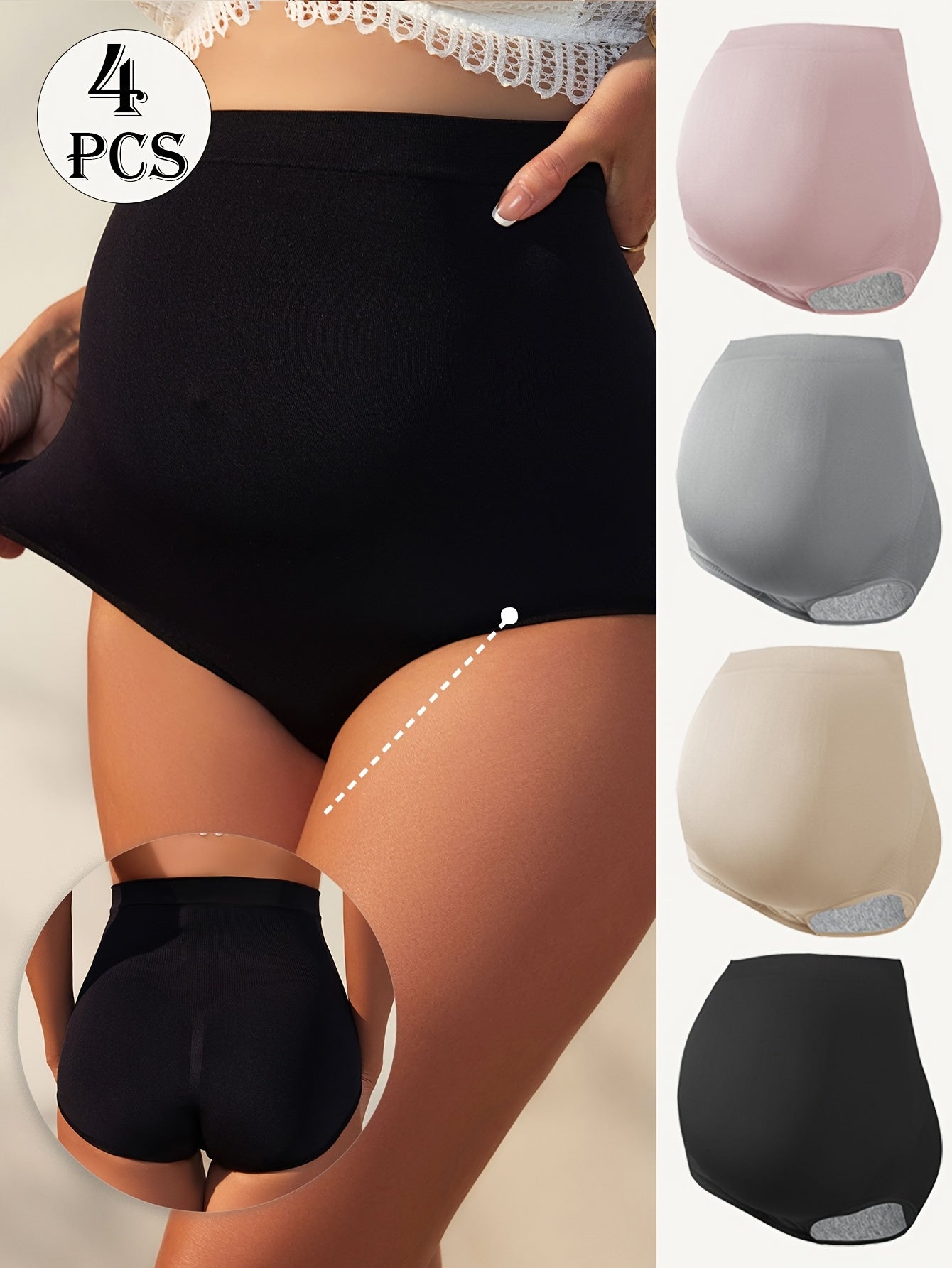 MATERNITY HIGH-WAISTED BRIEF 4-PACK