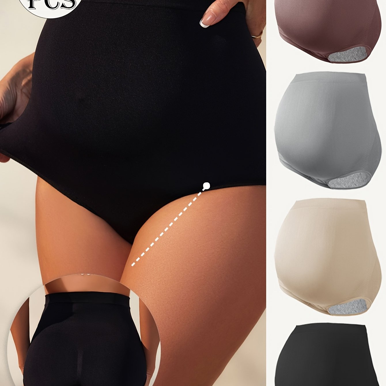 MATERNITY HIGH-WAISTED BRIEF 4-PACK