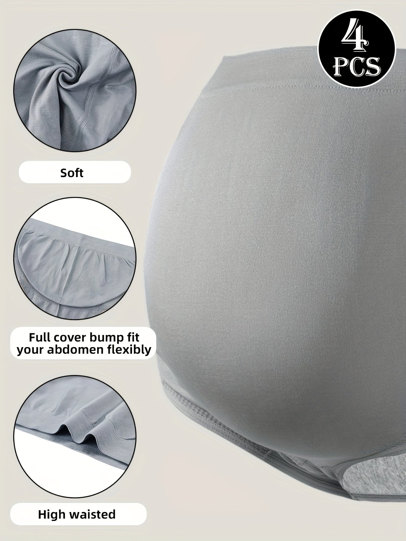 MATERNITY HIGH-WAISTED BRIEF 4-PACK